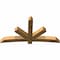 Ekena Millwork Alberta Rough Sawn Timber Gable Bracket, Western Red Cedar, 84"W x 45"H x 6"D x 6"F, 13/12 Pitch GBW084X45X0606ALB00RWR - alternate 2
